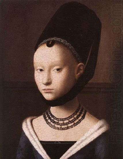 CHRISTUS, Petrus Portrait of a Young Girl after china oil painting image